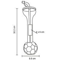 YARDA EN FORMA DE BALON