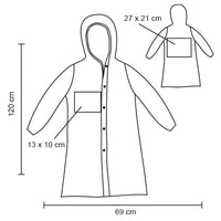 IMPERMEABLE TRICOLOR AZTECA