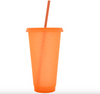 VASO DE PLASTICO PROMOCIONAL GLITTER