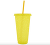 VASO DE PLASTICO PROMOCIONAL GLITTER