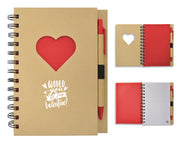 LIBRETA PROMOCIONAL LOVELY