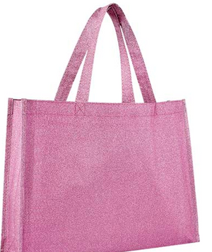 BOLSA ECOLOGICA PROMOCIONAL SPARKLY ROSA