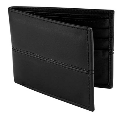 CARTERA DE PIEL NEGRO