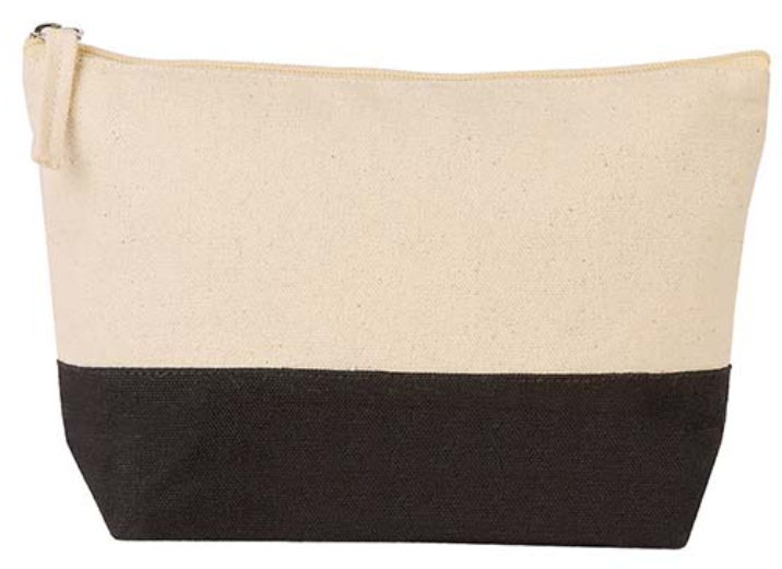 COSMETIQUERA DE ALGODON PROMOCIONAL LEXY NEGRO ARTICULOS