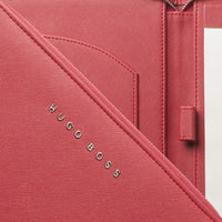 Hugo Boss HDM527 Carpeta A5 Saffiano rojo