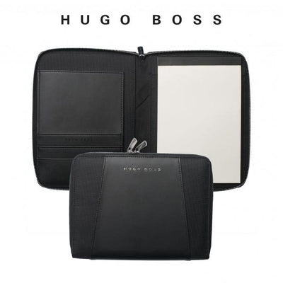 Hugo Boss HTM602A Carpeta de Documentos A5 Keystone negro