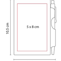 BLOCK DE NOTAS CON BOLIGRAFO PROMOCIONAL ROJO